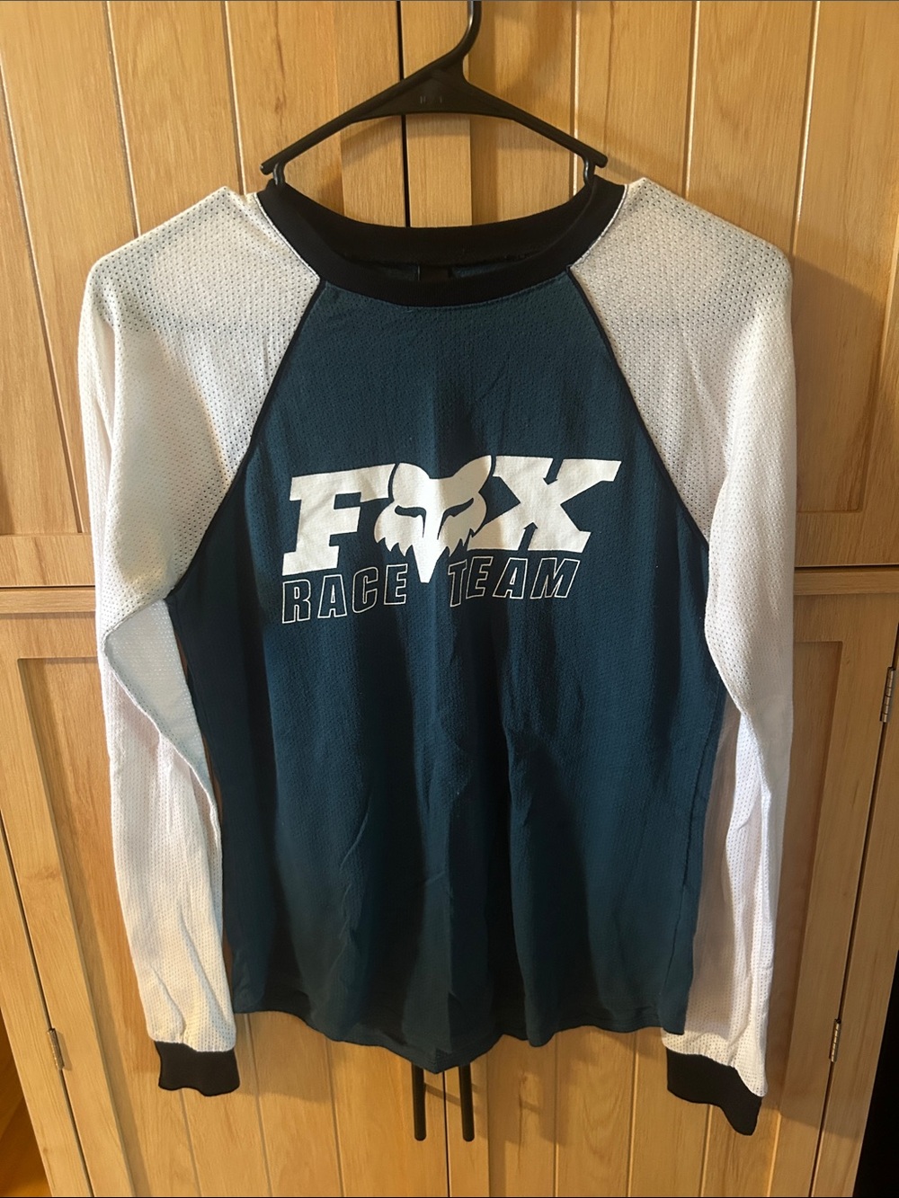 Fox Race Team Long Sleeve Jersey - Teal & White